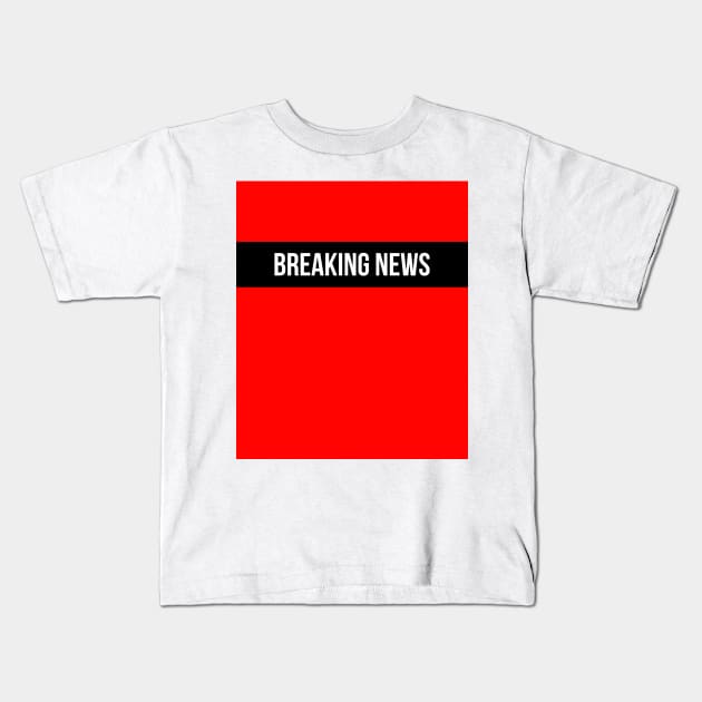 Hear Ye - Breaking News Design Kids T-Shirt by at85productions